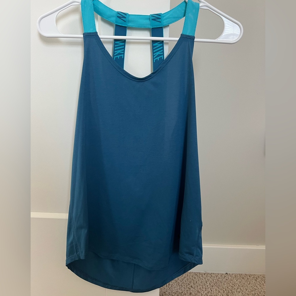 Nike Dri-Fit Blue Racerback Tank Top